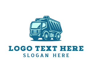 Contractor - Dump Truck Trucking logo design