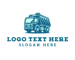 Truck - Dump Truck Trucking logo design