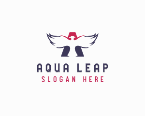 Eagle Sports Team Letter A logo design