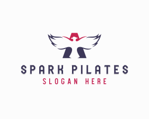 Academy - Eagle Sports Team Letter A logo design