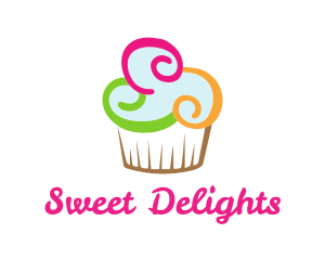 Confectionery - Colorful Cupcake Confectionery logo design