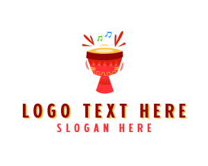 African Drums - Djembe African Drums logo design