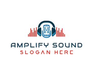 Sound Recording Microphone logo design