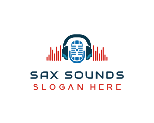 Sound Recording Microphone logo design