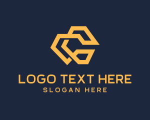 Deluxe - Modern Geometric Abstract logo design