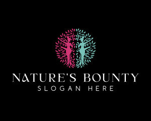 Nature Woman Tree logo design