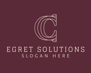 Elegant Jeweller Letter C  logo design