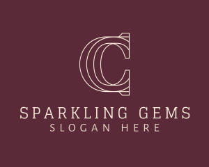 Elegant Jeweller Letter C  logo design