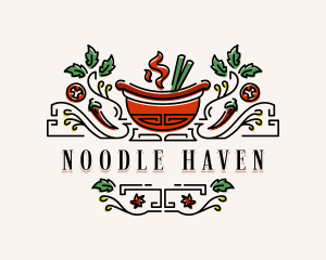 Noodle - Ramen Noodle Restaurant logo design