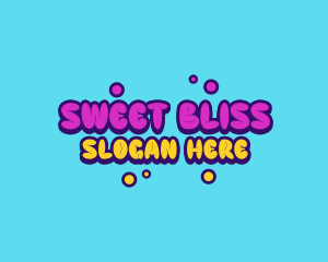 Sweet Bubbly Candy Logo