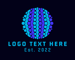 Globe - Blue Cellular Microbiology logo design