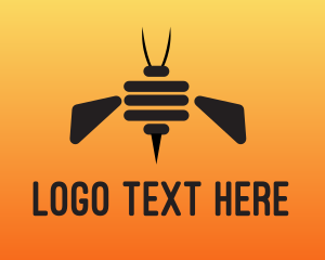 Robot - Robot Bee Insect logo design