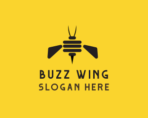 Bee Insect Hive logo design