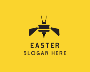 Bee Insect Hive logo design