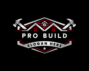 Hammer Roof Renovation logo design