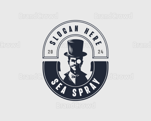 Gentleman Top Hat Logo