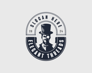 Attire - Gentleman Top Hat logo design