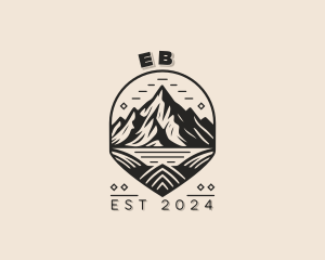 Mountain Trekking Adventure Logo