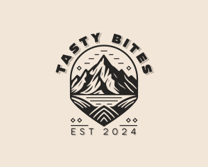 Mountain Trekking Adventure Logo