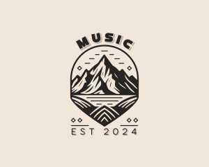 Mountain Trekking Adventure Logo