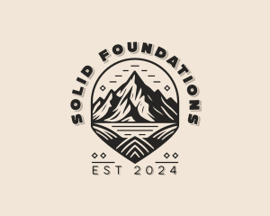 Mountain - Mountain Trekking Adventure logo design