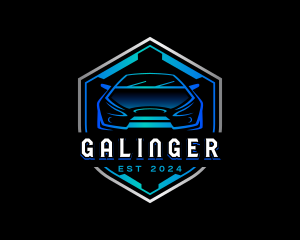 Dealership - Sedan Car Auto Detailing logo design