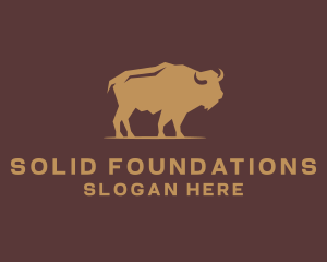 Native Buffalo Wildlife Logo