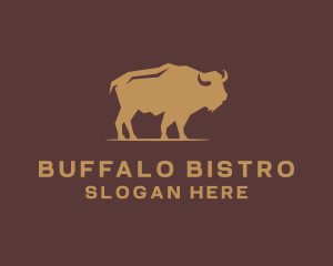 Native Buffalo Wildlife logo design