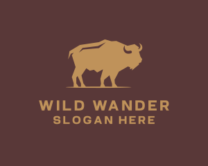 Native Buffalo Wildlife logo design