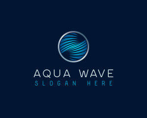 Cyber Tech Waves logo design