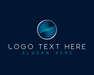 Tech - Cyber Tech Waves logo design