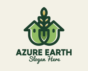 Organic Wheat House logo design