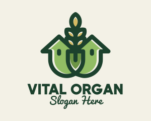 Organic Wheat House logo design