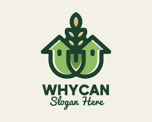 Produce - Organic Wheat House logo design
