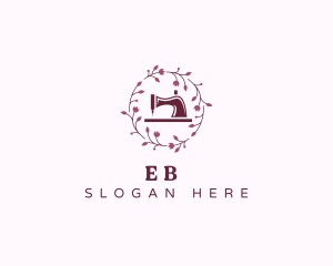 Alteration - Floral Sewing Machine Embroidery logo design