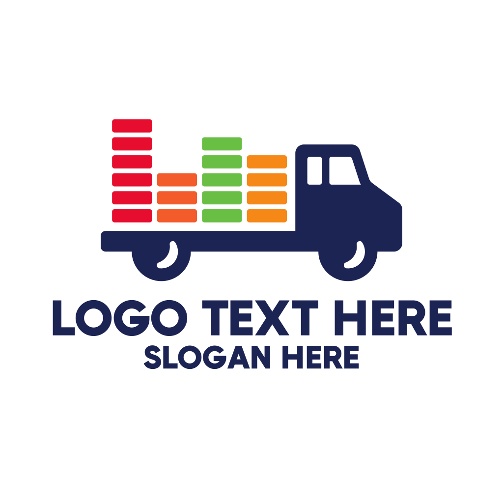 Colorful Cargo Truck Logo | BrandCrowd Logo Maker