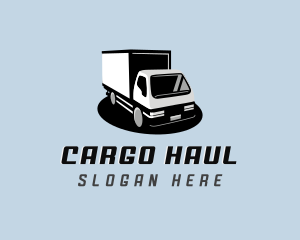 Truck Logistics Import Delivery logo design