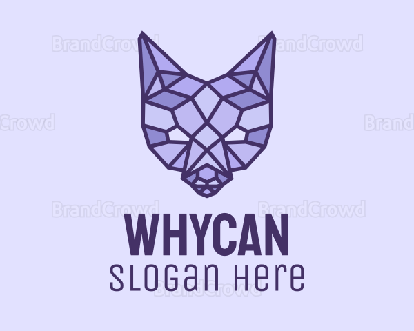 Geometric Fox Head Logo