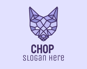 Cat - Geometric Fox Head logo design