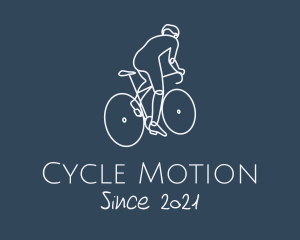 Bicycle Cyclist Rider logo design