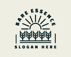 Sun Wheat Harvest logo design