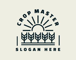 Sun Wheat Harvest logo design