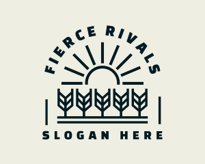 Sun Wheat Harvest logo design