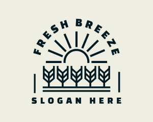 Sun Wheat Harvest logo design