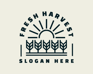 Produce - Sun Wheat Harvest logo design