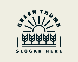 Horticulture - Sun Wheat Harvest logo design