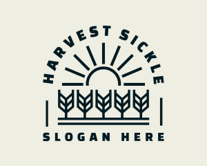 Sun Wheat Harvest logo design