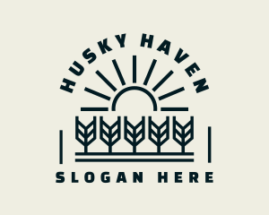 Sun Wheat Harvest logo design