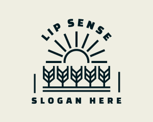 Sun Wheat Harvest logo design