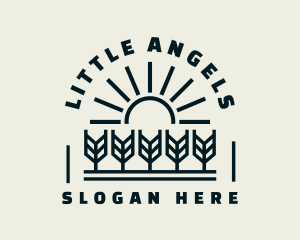 Sun Wheat Harvest logo design